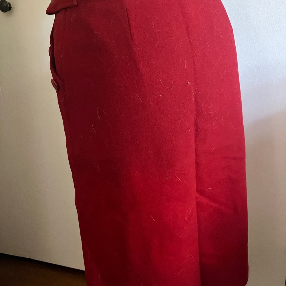 J Crew Elegant Red Women's Pencil Skirt